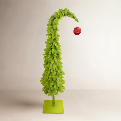 Fantastical "Grinch" Style Artificial Pre-Lit Tree 5Ft