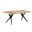Table de salle à manger en bois de manguier brut-1176850943-1176850942