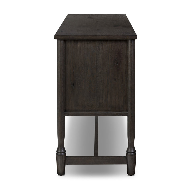 Bari Sideboard, Smoked Black Resawn Oak
