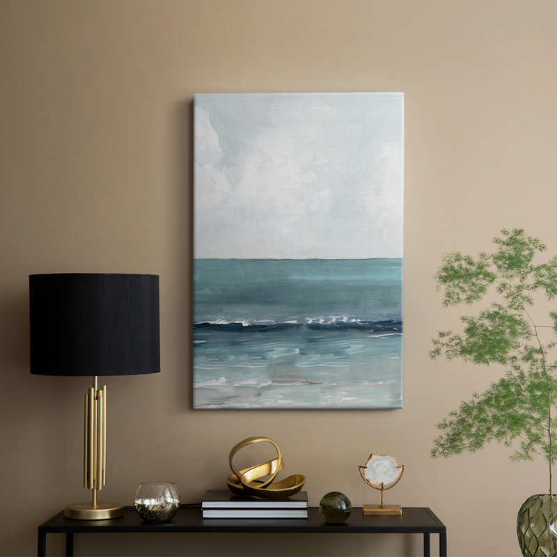 Teal Seas II - galerie Cavas, H 18 po x l 12 po