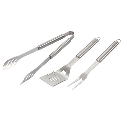 Le Creuset Alpine Outdoor - BBQ Tool Bundle (Slotted Turner, Tongs and Two-Pronged Fork)
