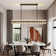 Jaylnn 60 - Light 54’’  Crystal Dimmable LED Kitchen Island Rectangle Chandelier(Includes 60XG4 Bulbs)