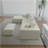 Convertible Modular Sectional Sofa Set Popular Microfiber Fabric Compression Sofa
