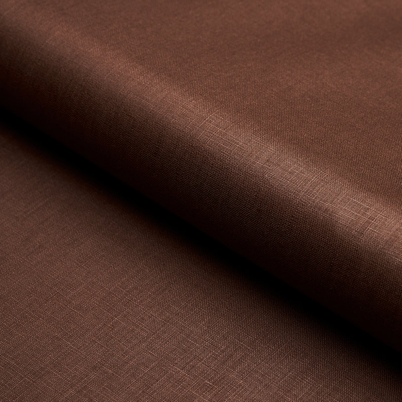 Lange Glazed Linen Fabric, Brown