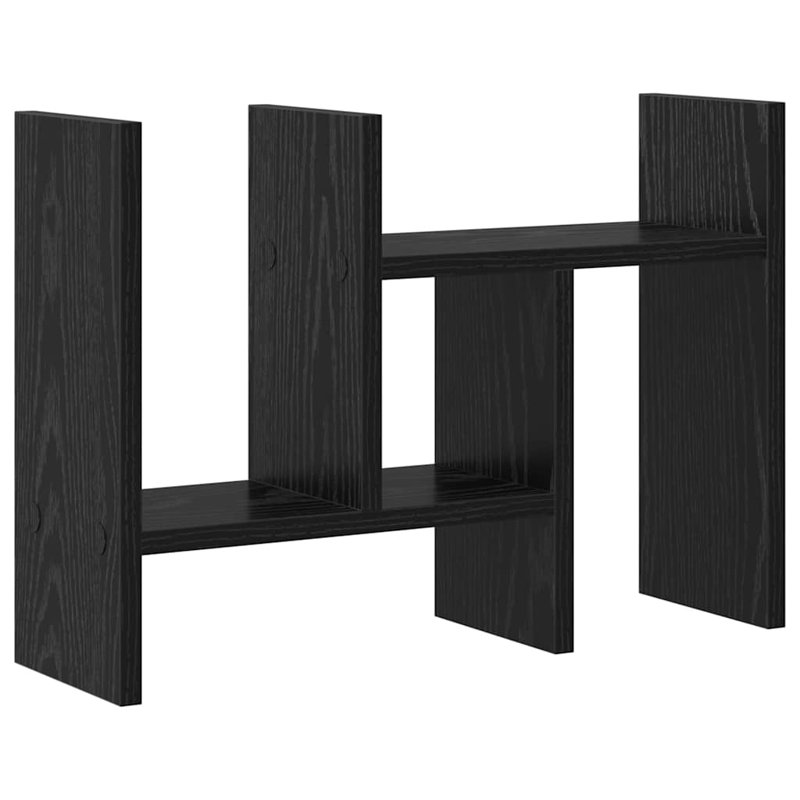 Manufactured Wood Desk Organiser, Black Oak