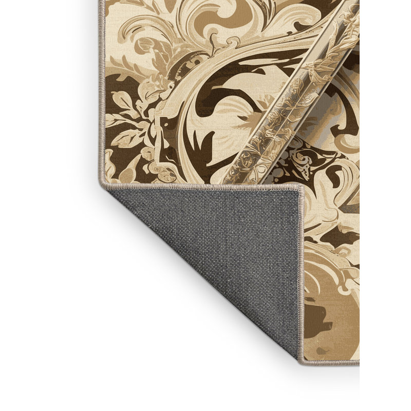 Tapis moelleux moelleux en duvet classique Bushido, 8 x 10