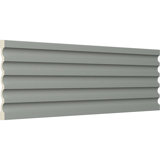 Fluted 12.62'' H x 78.75'' W x 1.12'' D Urethane Casing