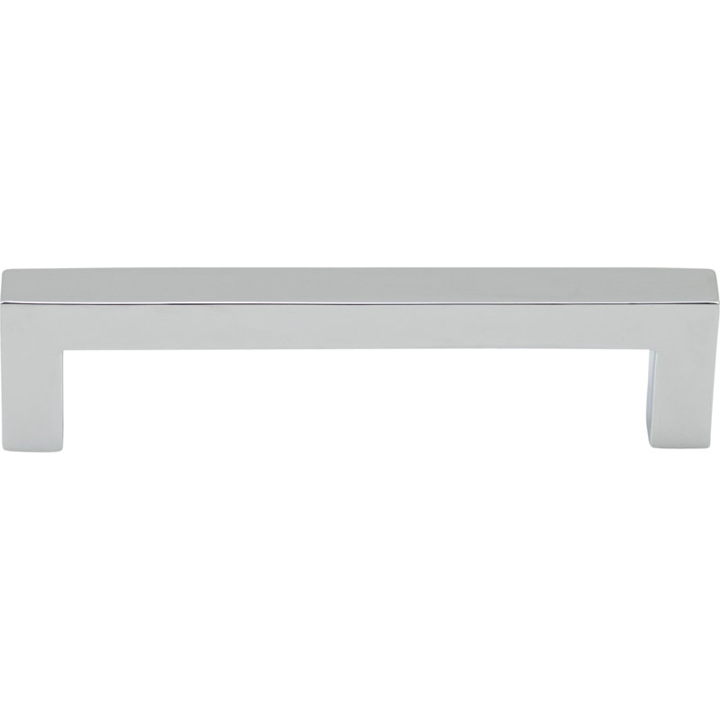 Square 3 3/4" Center Bar Pull Multipack, Polished Chrome