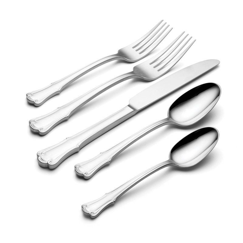 Ensemble de couverts Oneida James Street, Argent argent