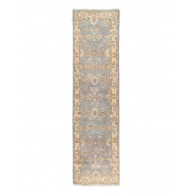 Wool Oriental Area Rug in Blue