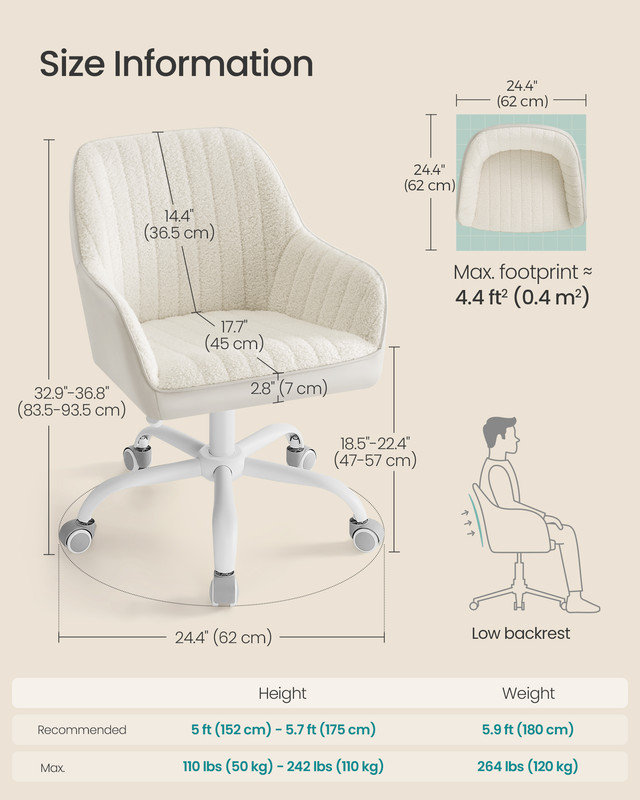Canora Grey Office Chair, Cloud White