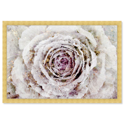Hiver, fleur de New York - peinture sur papier