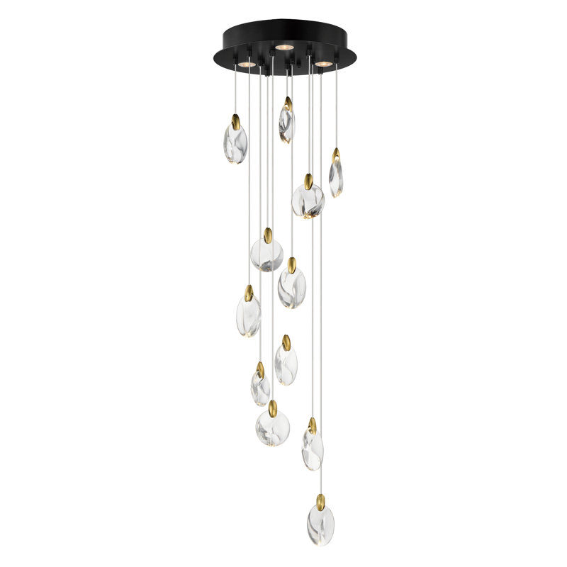 Pebble-Multi-Light Pendant, 16, 4, 4.75" H x 15.75" W x 15.75" D