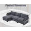 Canapé modulaire 2 pièces rembourré-181505201