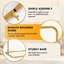 Porte-affiche de mariage, or-123298842