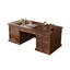 Bureau 70,87 "en bois massif brun américain