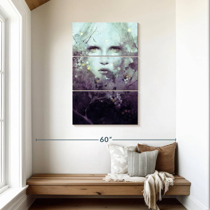 Leisha Queen Vine, 45" H x 28" W