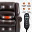 Fauteuil inclinable électrique Power Massage à double massage thermique, similicuir-2062446077