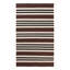 Brown Flatweave Cotton Rug - 6' x 9'