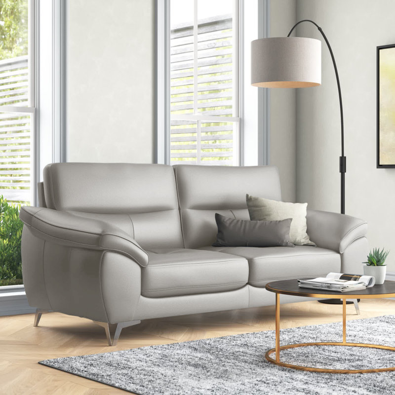 Sorenson Upholstered 86'' Sofa, 40" H x 86" W x 37" D, Dark Gray