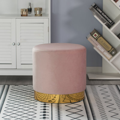 Nayli Velvet Ottoman