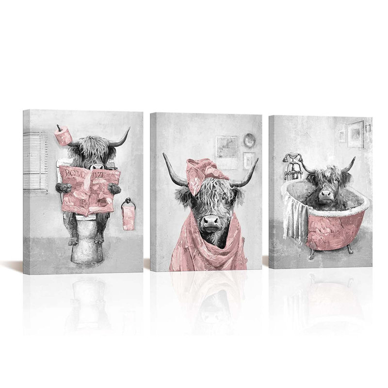3 Piece Wrapped Canvas Wall Art