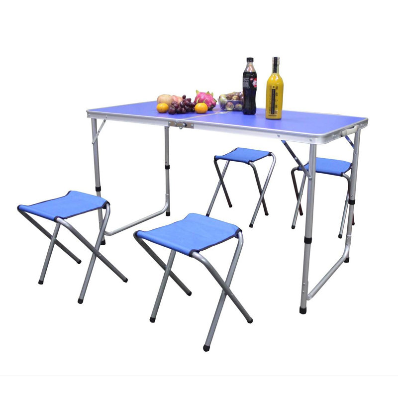 Thor 4 - Person Patio Dining Set with Rectangular Table