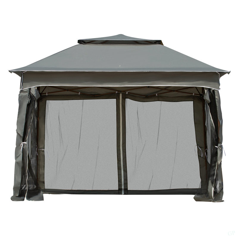 Abri escamotable d'extérieur 11 pi x 11 pi Outsunny