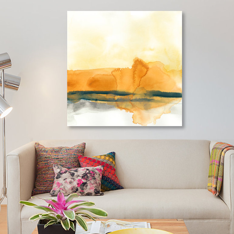 « mesa horizon i », impression sur toile, H 12 po x l 12 po x P 0,75 po, Pas de tapis, Toile tendue