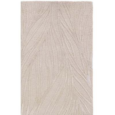 Glamour Hand Tufted Wool; Viscose; Cotton Abstract Indoor Rug