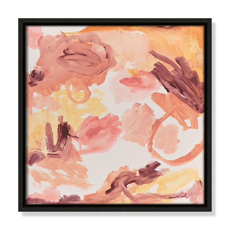 Living In A Dream Square Version Print by Marisol Evora, Espresso, 13.5" H x 13.5" W