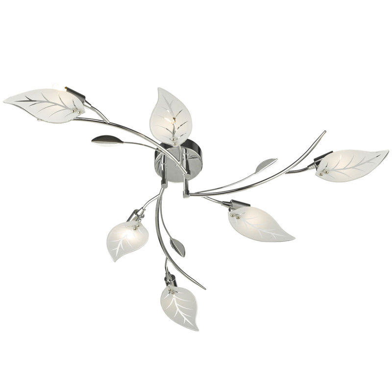 Kamryn Glass Semi Flush Mount