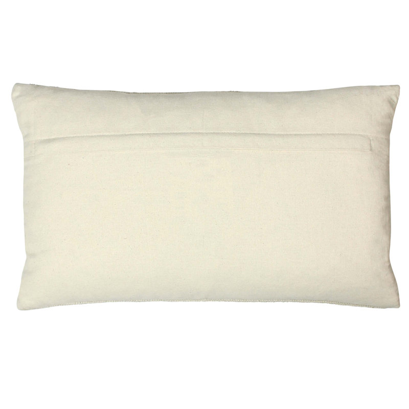 Geometric Rectangular Throw Cushion, Honey