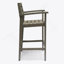 Élégant tabouret de bar avec assise confortable et conception résistante aux intempéries, parfait pour une utilisation toute l'année.