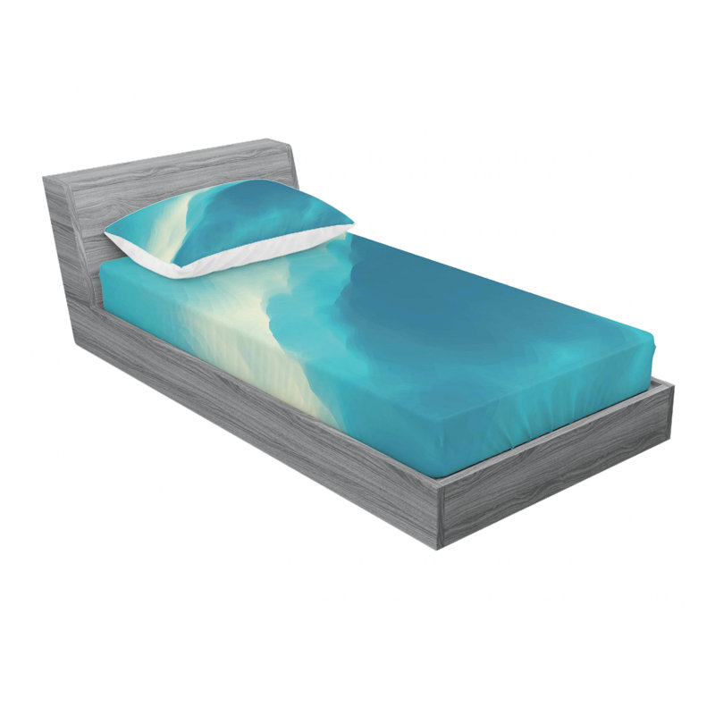 Microfiber Sheet Set, Twin Sheet Set with Fitted Sheet and 1 Pillowcase