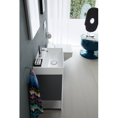 Duravit DuraSquare Ceramic Rectangular Vessel Bathroom Sink