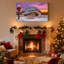 «Christmas Chicago Cloud Gate», ensemble de 3 reproductions d'art sur toile-1282479723