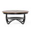 Table basse rustique en bois et fer
