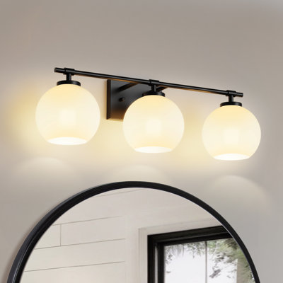 3 - Light Bathroom Vanity With Bulbs