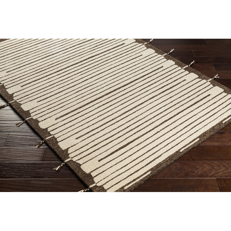 Lumia Performance Wool Striped Indoor Rug, Rectangle 2' x 3'