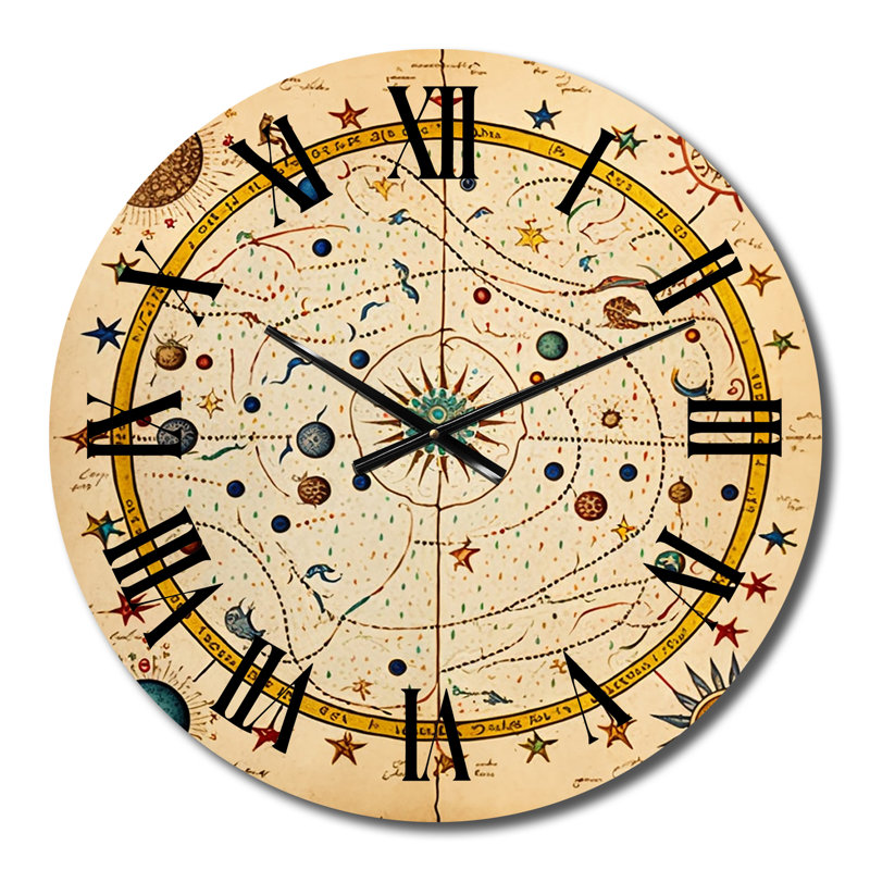 Horloge murale en métal, Petit