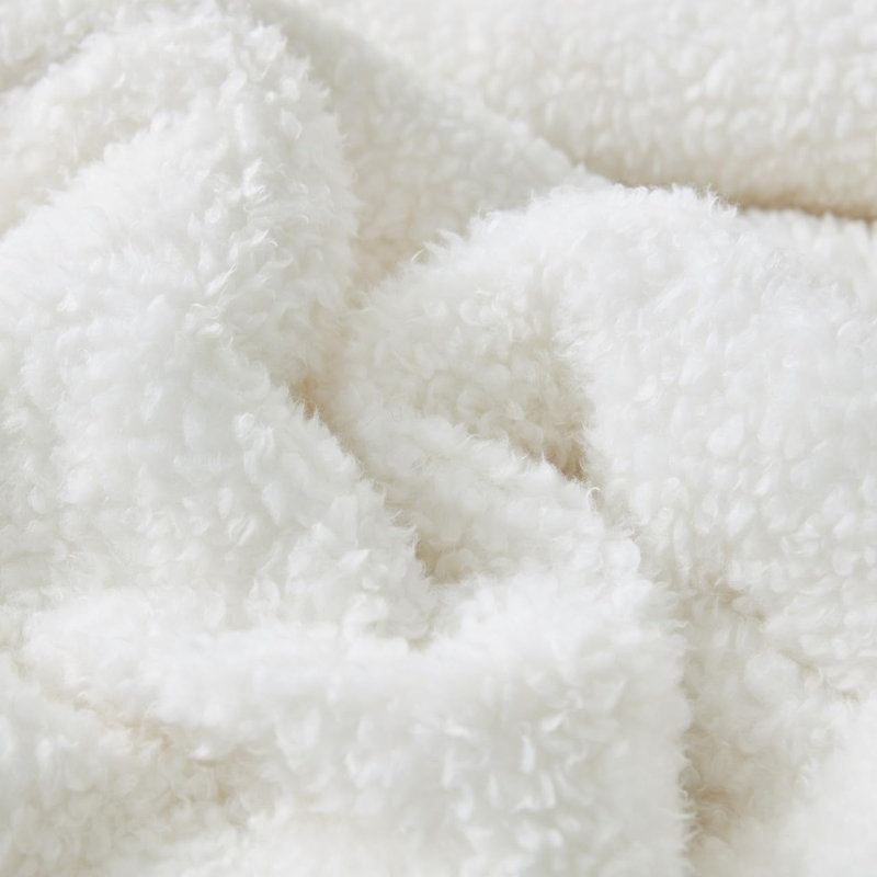 Pumi - Ensemble d'édredon surdimensionné à inducteur Coma - Blanc, Édredon pour grand lit + 2 taies décoratives sta