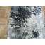 Tapis de couloir gris noué à la main de conception unique 2 pi 7 po x 10 pi 2 po Amedee