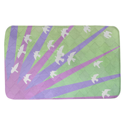 Fawcett Memory Foam Non-Slip Bath Rug