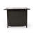 Ernesto Square Aluminum Propane Fire Pit Table