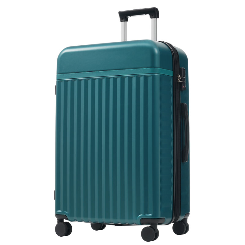 Ensemble de bagage 5 pièces, valise de transport rigide, bagage extensible avec sacs de voyage, roulettes, verrou TSA