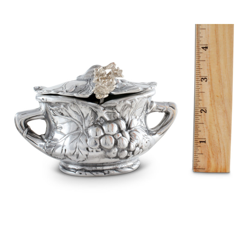 Ensemble de sucre et pot à crème 3 pièces Grape