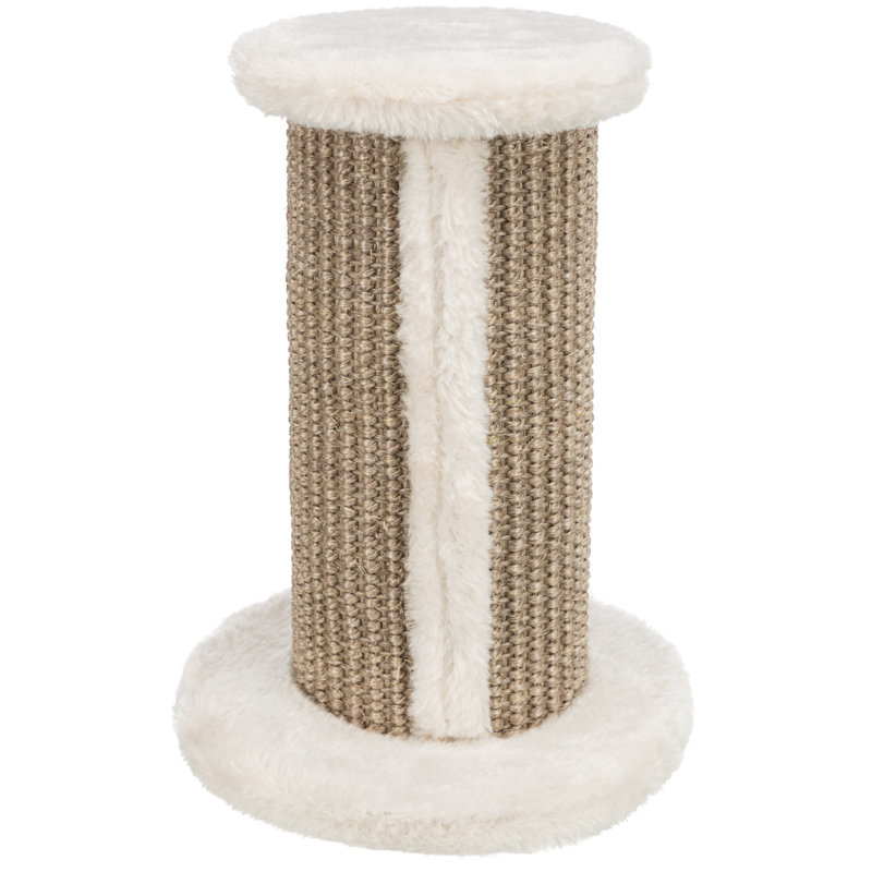 TRIXIE Wall Mount Cat Climbing Steps, Cat Furniture, Scratching Post, 3pcs, Light Gray/Brown, 10.5" H X 7.5" W X 7.5" D