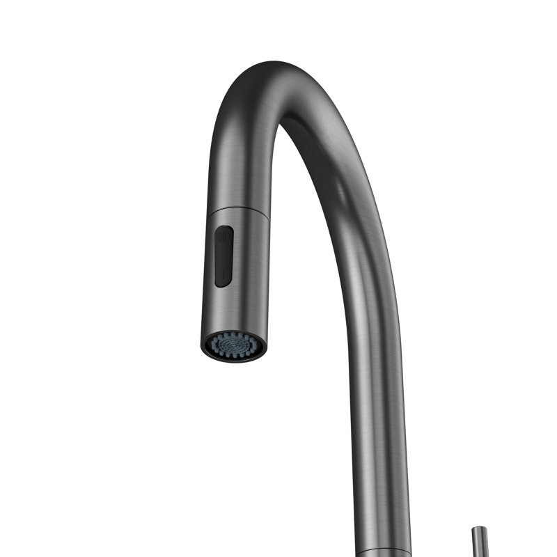 Robinet de cuisine rétractable Karran, Bronze industriel-noir