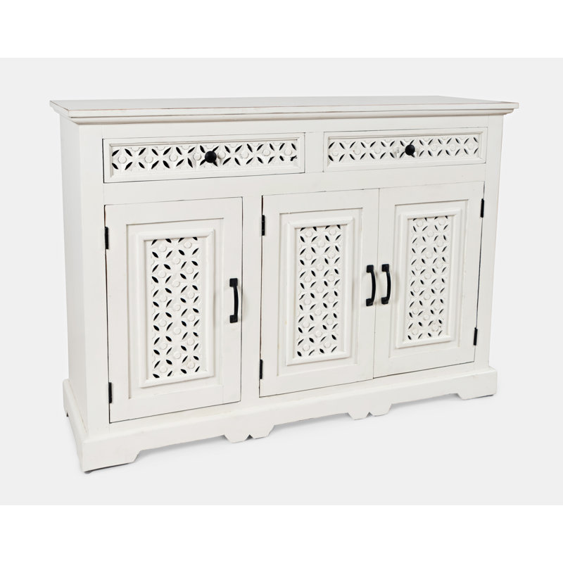 Zavier 48'' Solid Wood Sideboard, Antique White